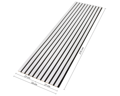 Dekoracyjny Panel Akustyczny NOBLE na czarnym filcu 540 x 2750 mm (zestaw 2 szt. 270 x 2750 mm)