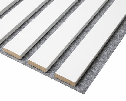 Dekoracyjny Panel Akustyczny NOBLE na szarym filcu 540 x 2750 mm (zestaw 2 szt. 270 x 2750 mm)