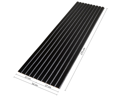 Dekoracyjny Panel Akustyczny NOBLE na szarym filcu 540 x 2750 mm (zestaw 2 szt. 270 x 2750 mm)