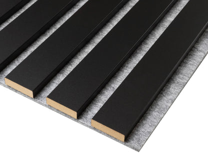 Dekoracyjny Panel Akustyczny NOBLE na szarym filcu 540 x 2750 mm (zestaw 2 szt. 270 x 2750 mm)