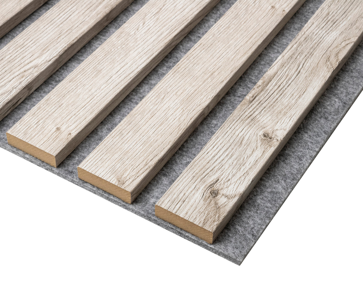 Dekoracyjny Panel Akustyczny NOBLE na szarym filcu 540 x 2750 mm (zestaw 2 szt. 270 x 2750 mm)