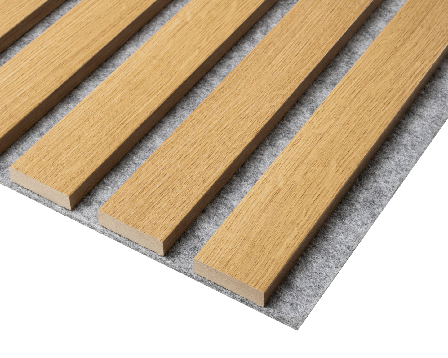 Dekoracyjny Panel Akustyczny NOBLE na szarym filcu 540 x 2750 mm (zestaw 2 szt. 270 x 2750 mm)