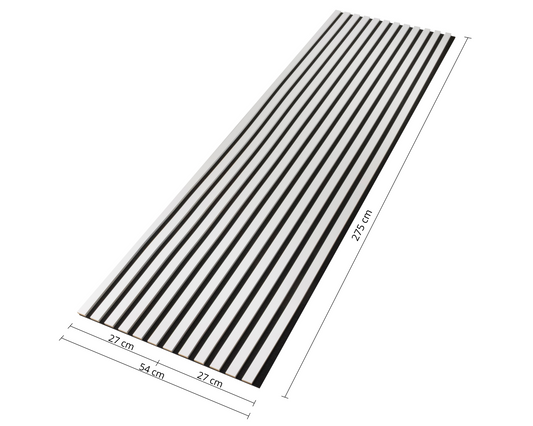 Dekoracyjny Panel Akustyczny SLIM 540 x 2750 mm (zestaw 2 szt. 270 x 2750 mm)