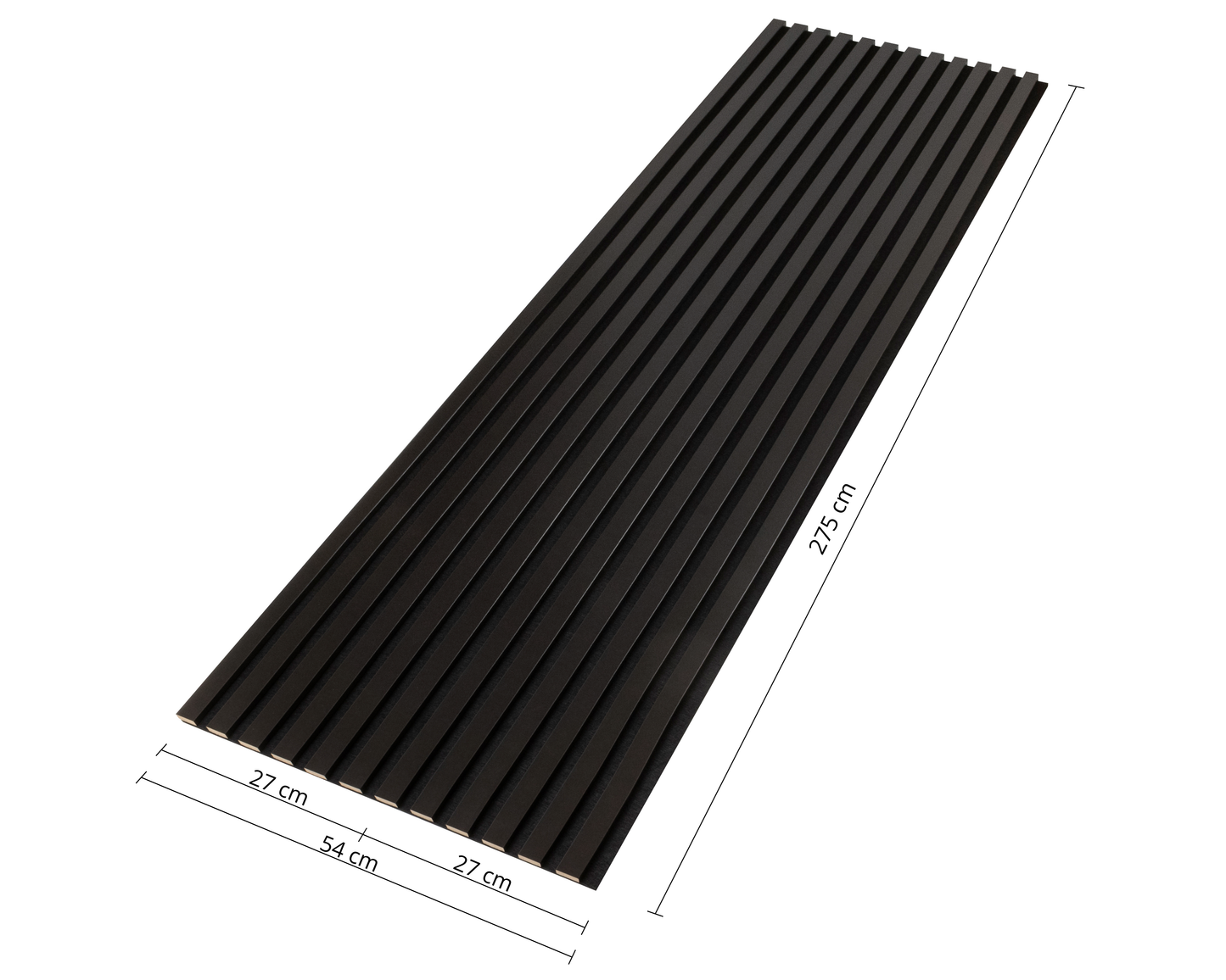 Dekoracyjny Panel Akustyczny SLIM 540 x 2750 mm (zestaw 2 szt. 270 x 2750 mm)