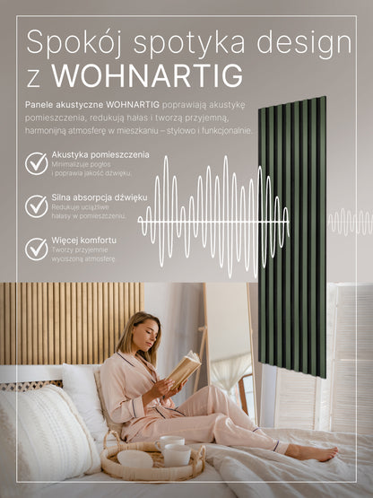 Dekoracyjny Panel Akustyczny SPAZIO 540 mm x 2600 mm (zestaw 2 szt. 270 x 2600 mm)