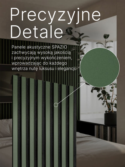 Dekoracyjny Panel Akustyczny SPAZIO 540 mm x 2600 mm (zestaw 2 szt. 270 x 2600 mm)