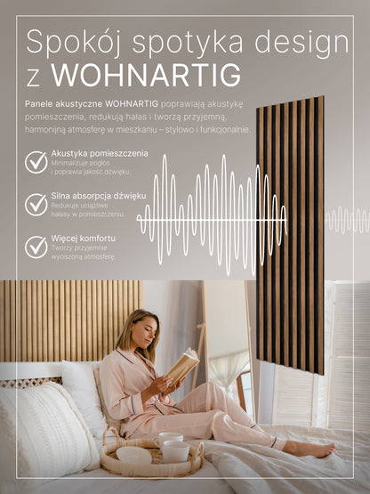 Dekoracyjny Panel Akustyczny SPAZIO 540 mm x 2600 mm (zestaw 2 szt. 270 x 2600 mm)