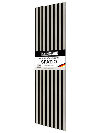 Dekoracyjny Panel Akustyczny SPAZIO 540 mm x 2600 mm (zestaw 2 szt. 270 x 2600 mm)