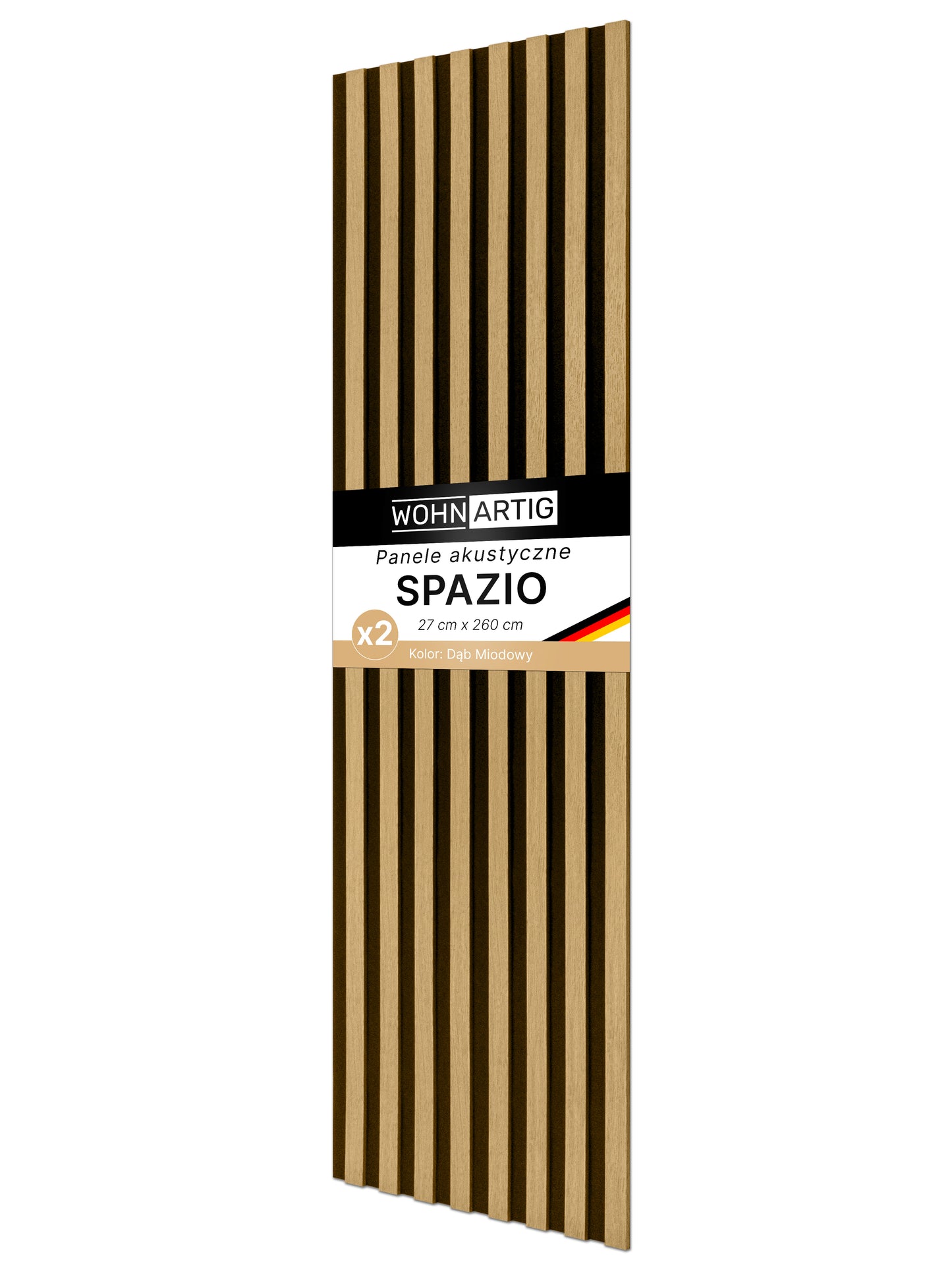 Dekoracyjny Panel Akustyczny SPAZIO 540 mm x 2600 mm (zestaw 2 szt. 270 x 2600 mm)