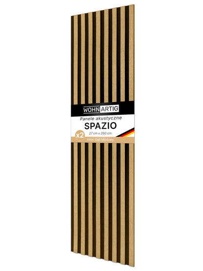 Dekoracyjny Panel Akustyczny SPAZIO 540 mm x 2600 mm (zestaw 2 szt. 270 x 2600 mm)