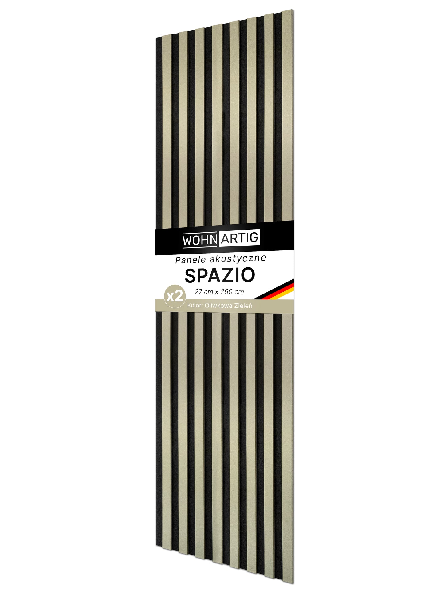 Dekoracyjny Panel Akustyczny SPAZIO 540 mm x 2600 mm (zestaw 2 szt. 270 x 2600 mm)