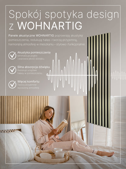 Dekoracyjny Panel Akustyczny SPAZIO 540 mm x 2600 mm (zestaw 2 szt. 270 x 2600 mm)