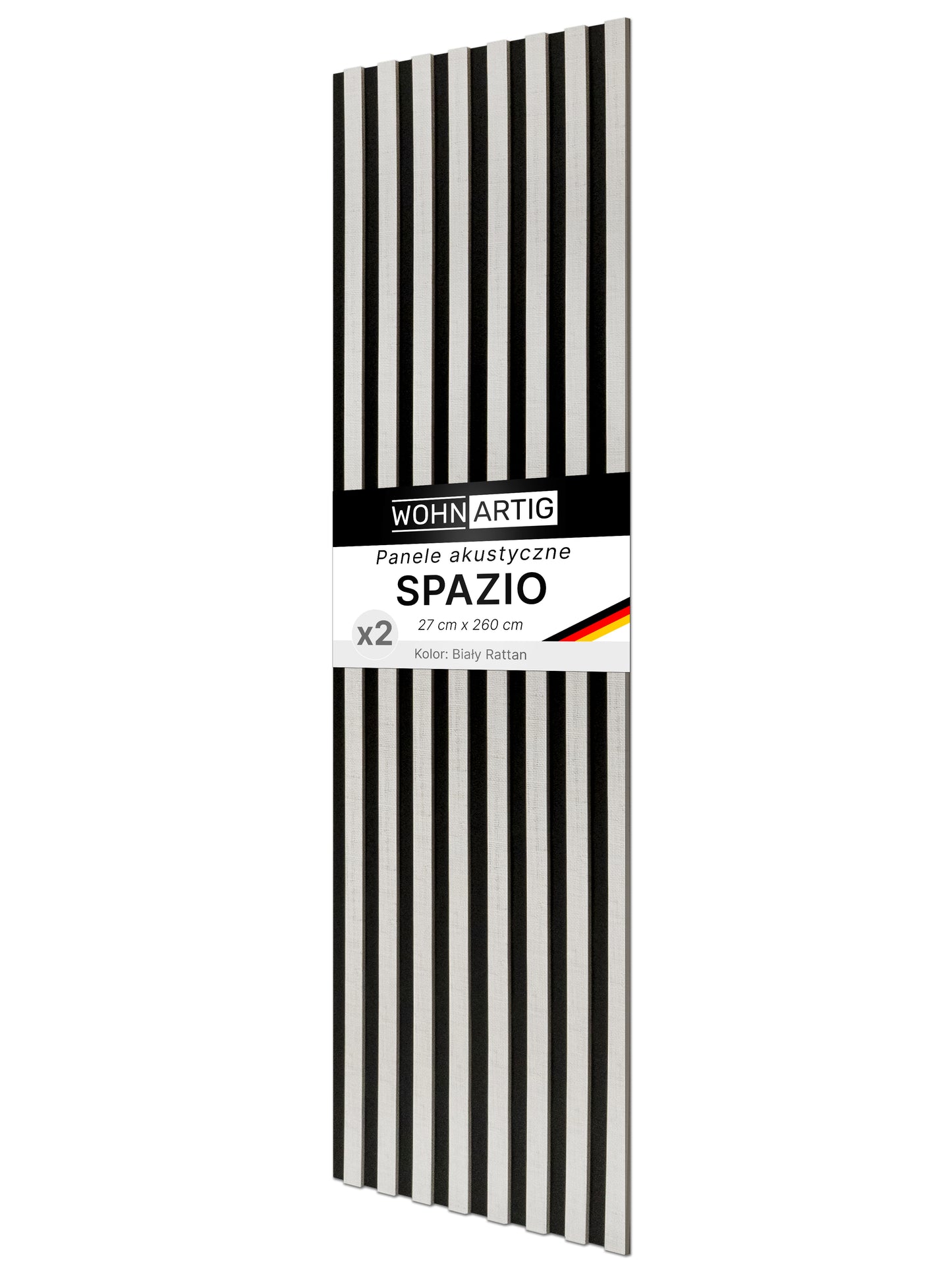 Dekoracyjny Panel Akustyczny SPAZIO 540 mm x 2600 mm (zestaw 2 szt. 270 x 2600 mm)