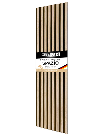 Dekoracyjny Panel Akustyczny SPAZIO 540 mm x 2600 mm (zestaw 2 szt. 270 x 2600 mm)