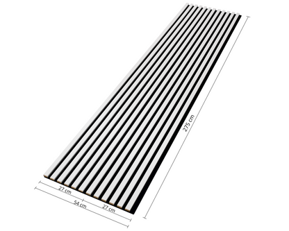 Dekoracyjny Panel Akustyczny WOHNARTIG 540 x 2750 mm (zestaw 2 szt. 270 x 2750 mm)