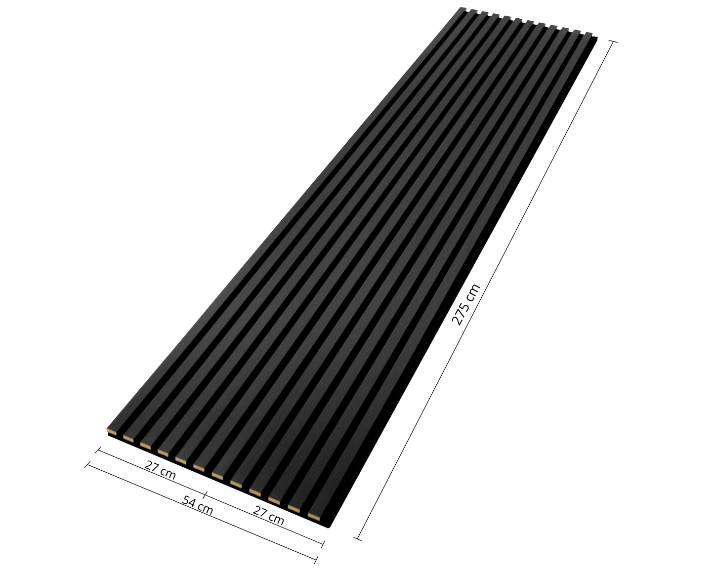 Dekoracyjny Panel Akustyczny WOHNARTIG 540 x 2750 mm (zestaw 2 szt. 270 x 2750 mm)