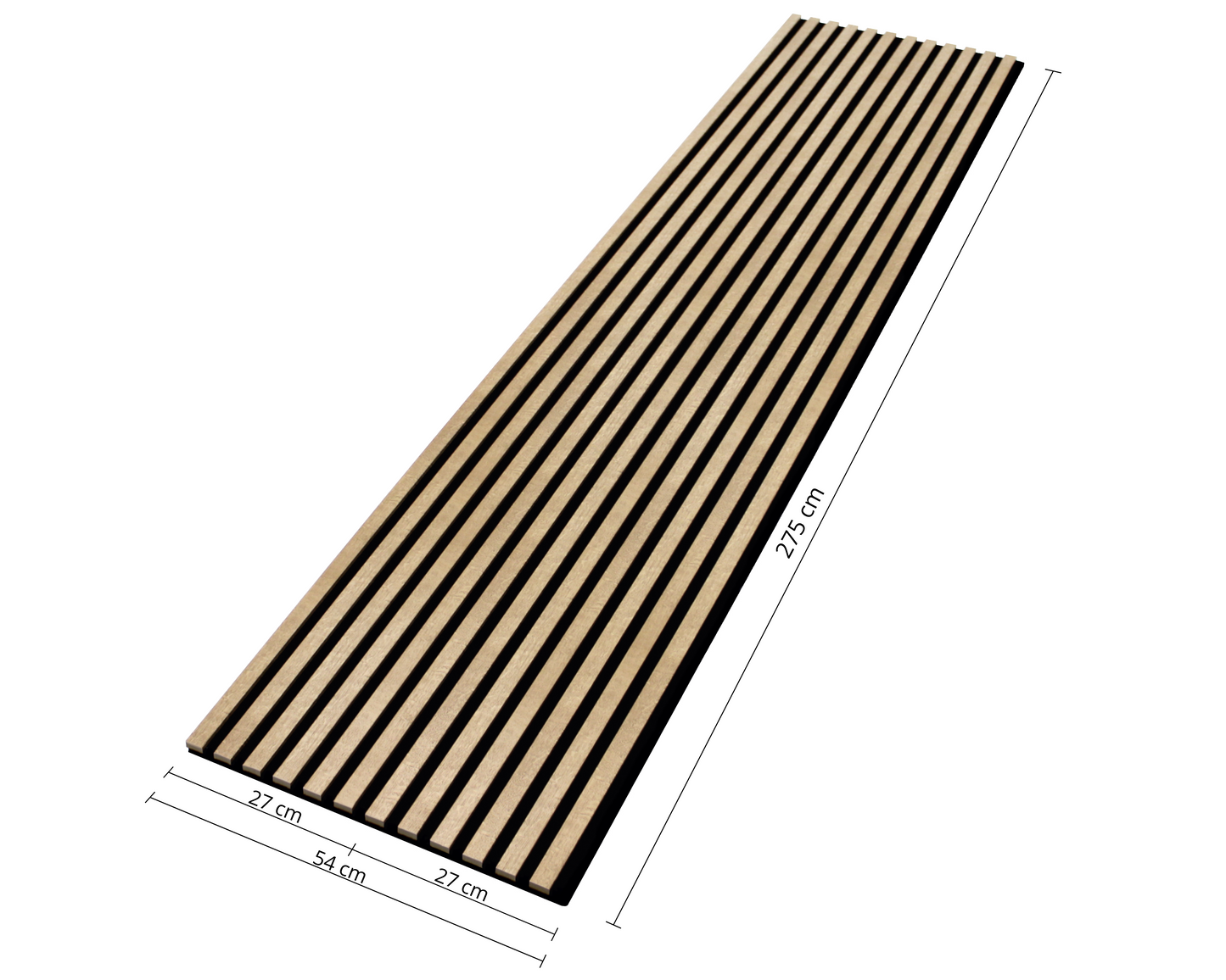 Dekoracyjny Panel Akustyczny WOHNARTIG 540 x 2750 mm (zestaw 2 szt. 270 x 2750 mm)