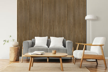 Dekoracyjny Panel Akustyczny NOBLE na czarnym filcu 540 x 2750 mm (zestaw 2 szt. 270 x 2750 mm)