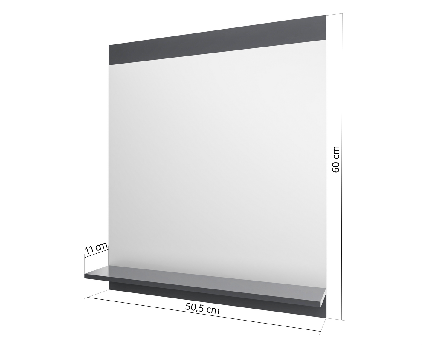 Lustro łazienkowe STELLA 50 cm / 80 cm