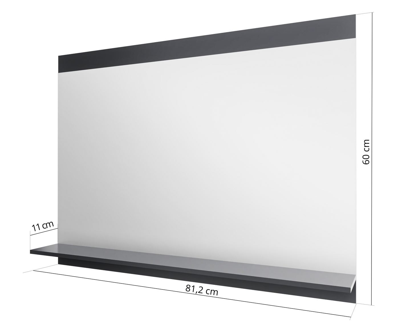 Lustro łazienkowe STELLA 50 cm / 80 cm