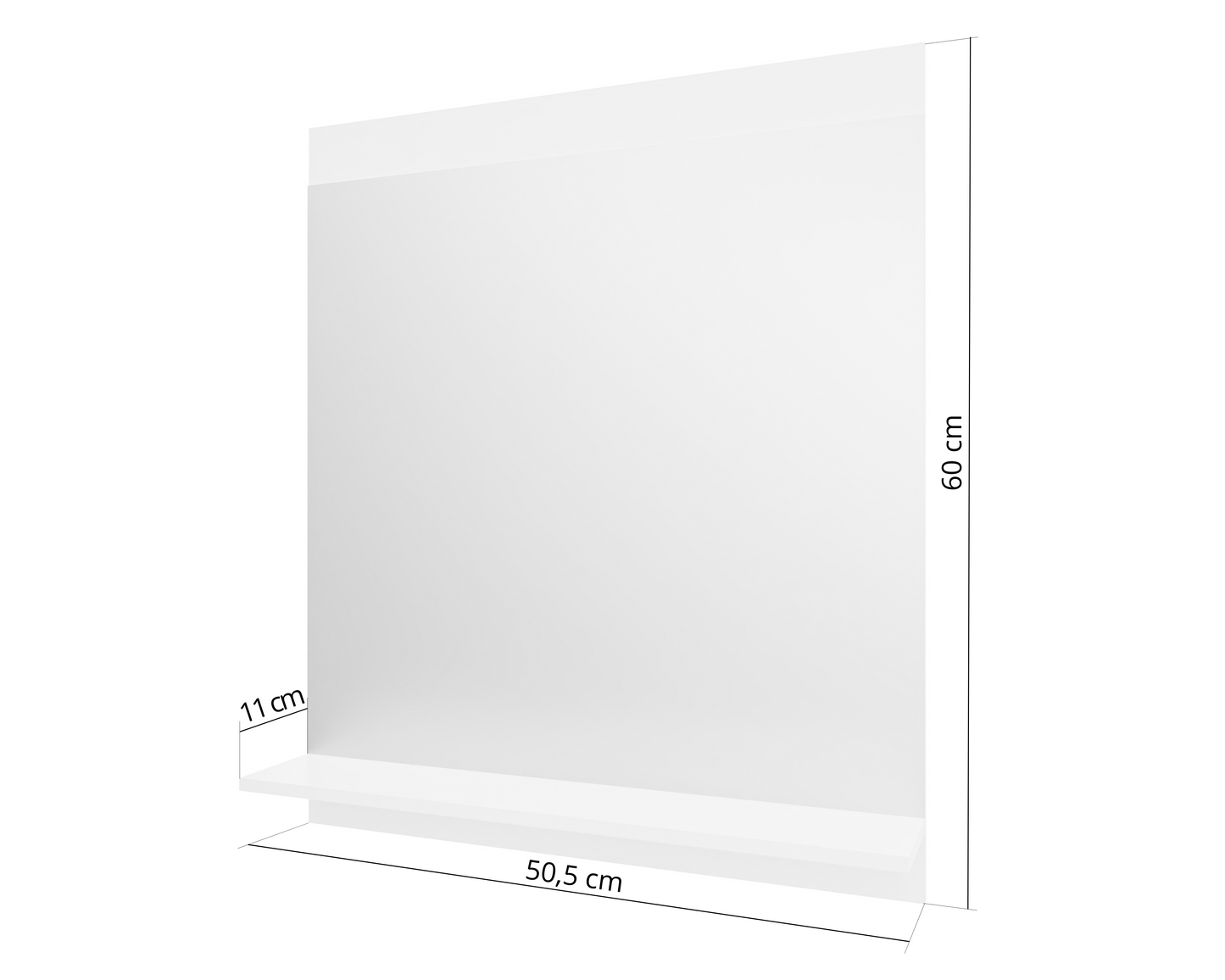 Lustro łazienkowe STELLA 50 cm / 80 cm