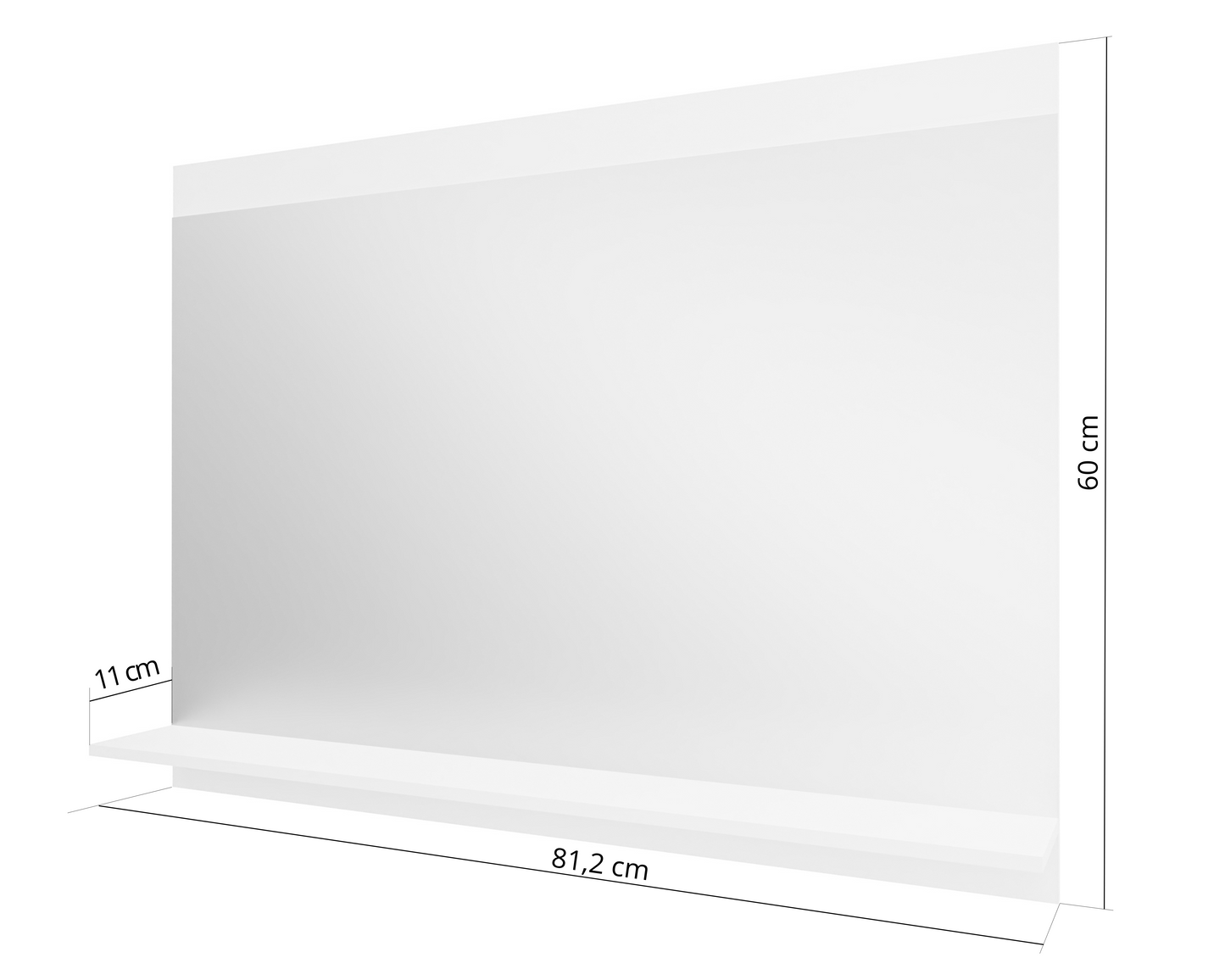 Lustro łazienkowe STELLA 50 cm / 80 cm