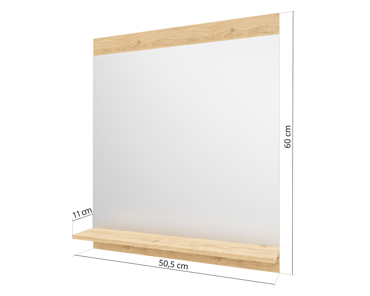 Lustro łazienkowe STELLA 50 cm / 80 cm