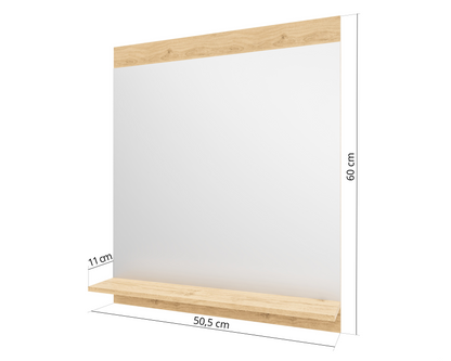 Lustro łazienkowe STELLA 50 cm / 80 cm