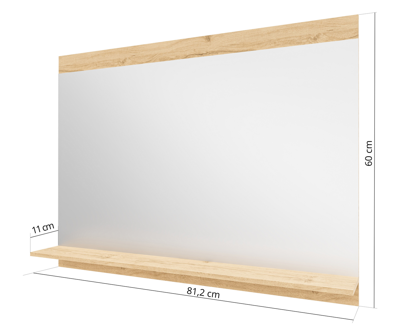 Lustro łazienkowe STELLA 50 cm / 80 cm