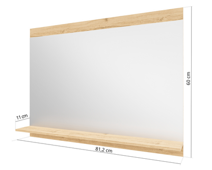 Lustro łazienkowe STELLA 50 cm / 80 cm