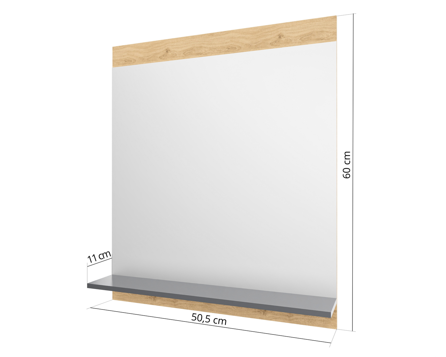 Lustro łazienkowe STELLA 50 cm / 80 cm