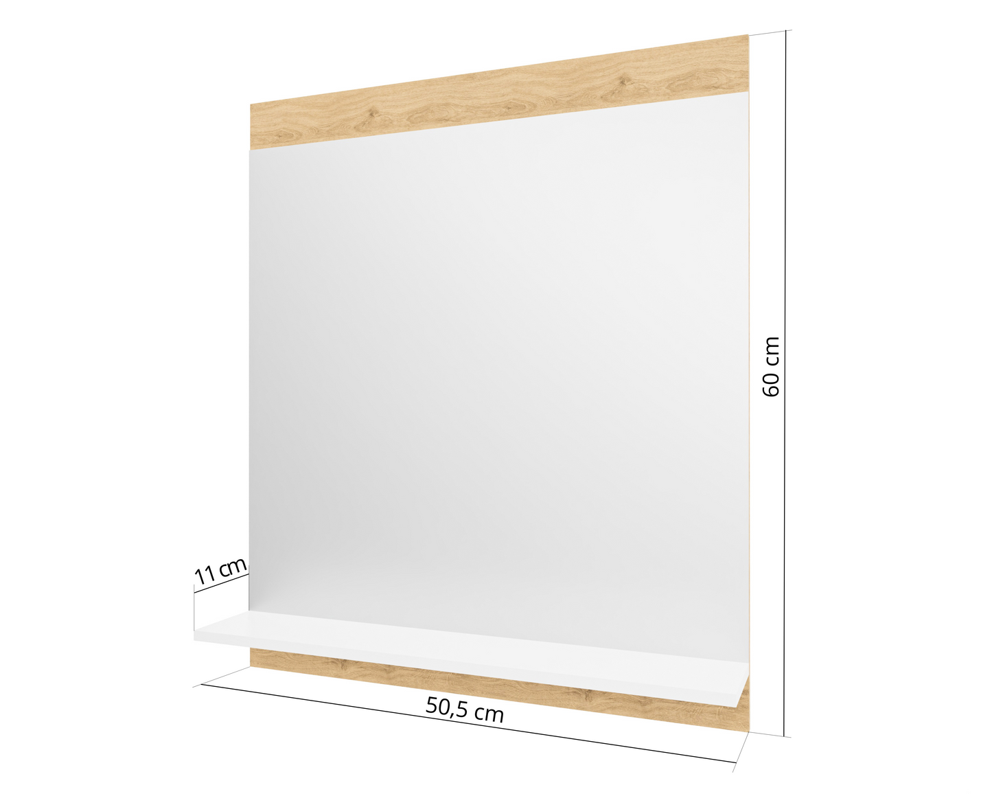 Lustro łazienkowe STELLA 50 cm / 80 cm