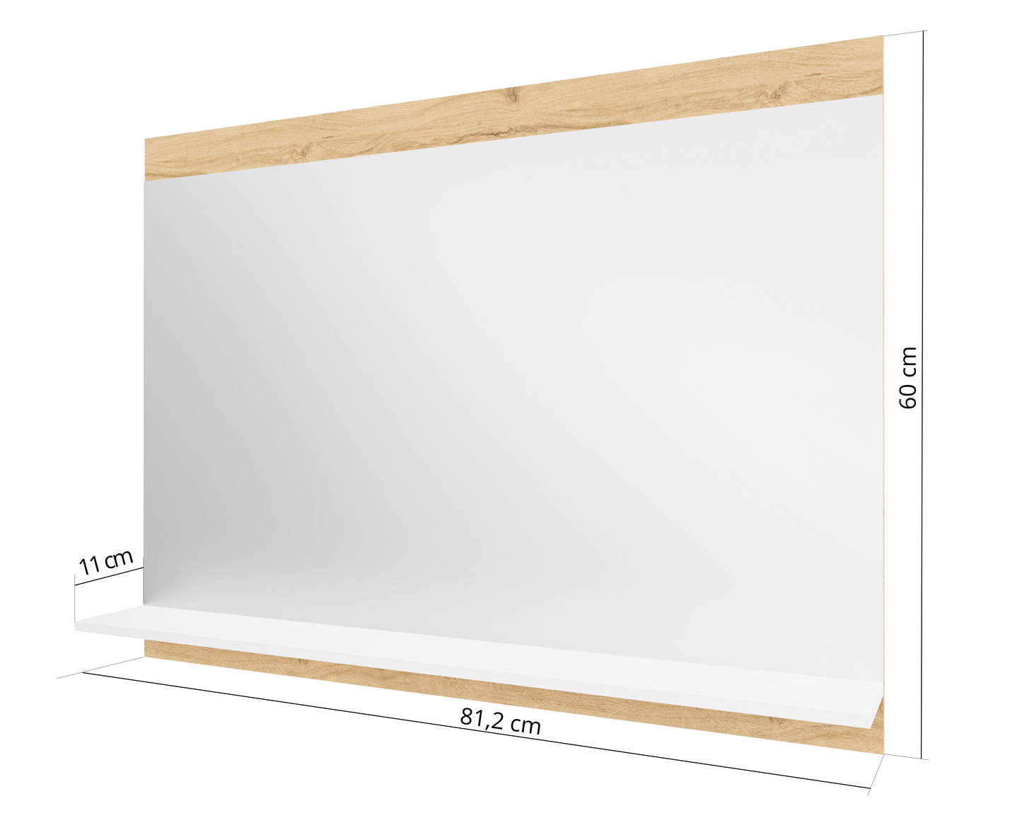 Lustro łazienkowe STELLA 50 cm / 80 cm