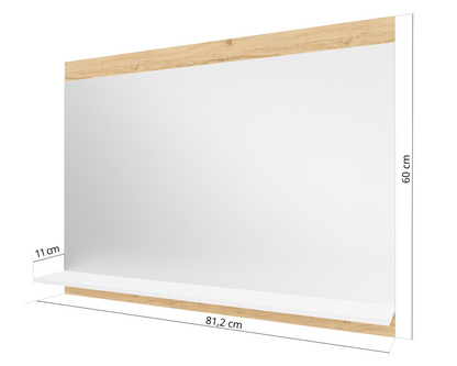 Lustro łazienkowe STELLA 50 cm / 80 cm