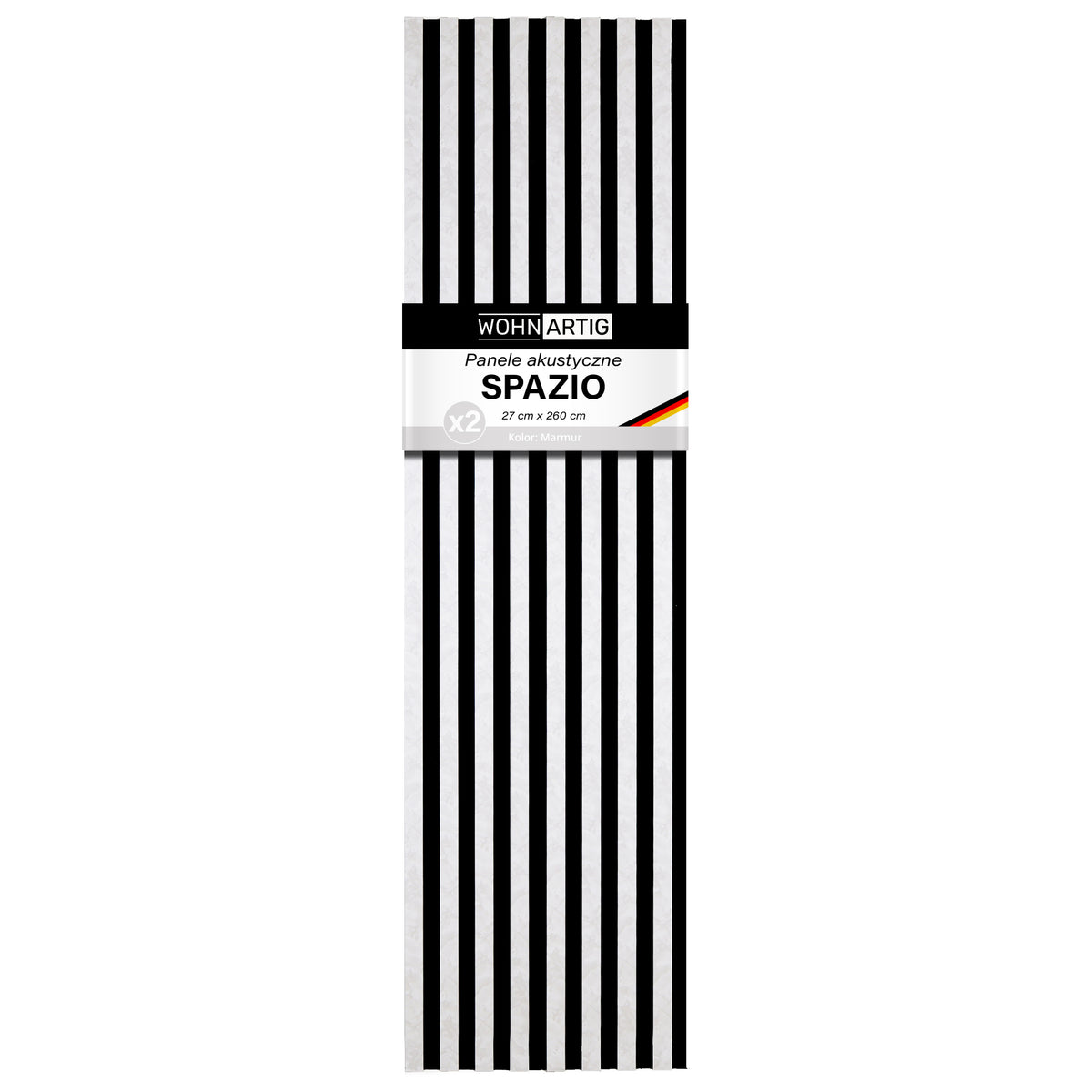 Dekoracyjny Panel Akustyczny SPAZIO 540 mm x 2600 mm (zestaw 2 szt. 270 x 2600 mm)
