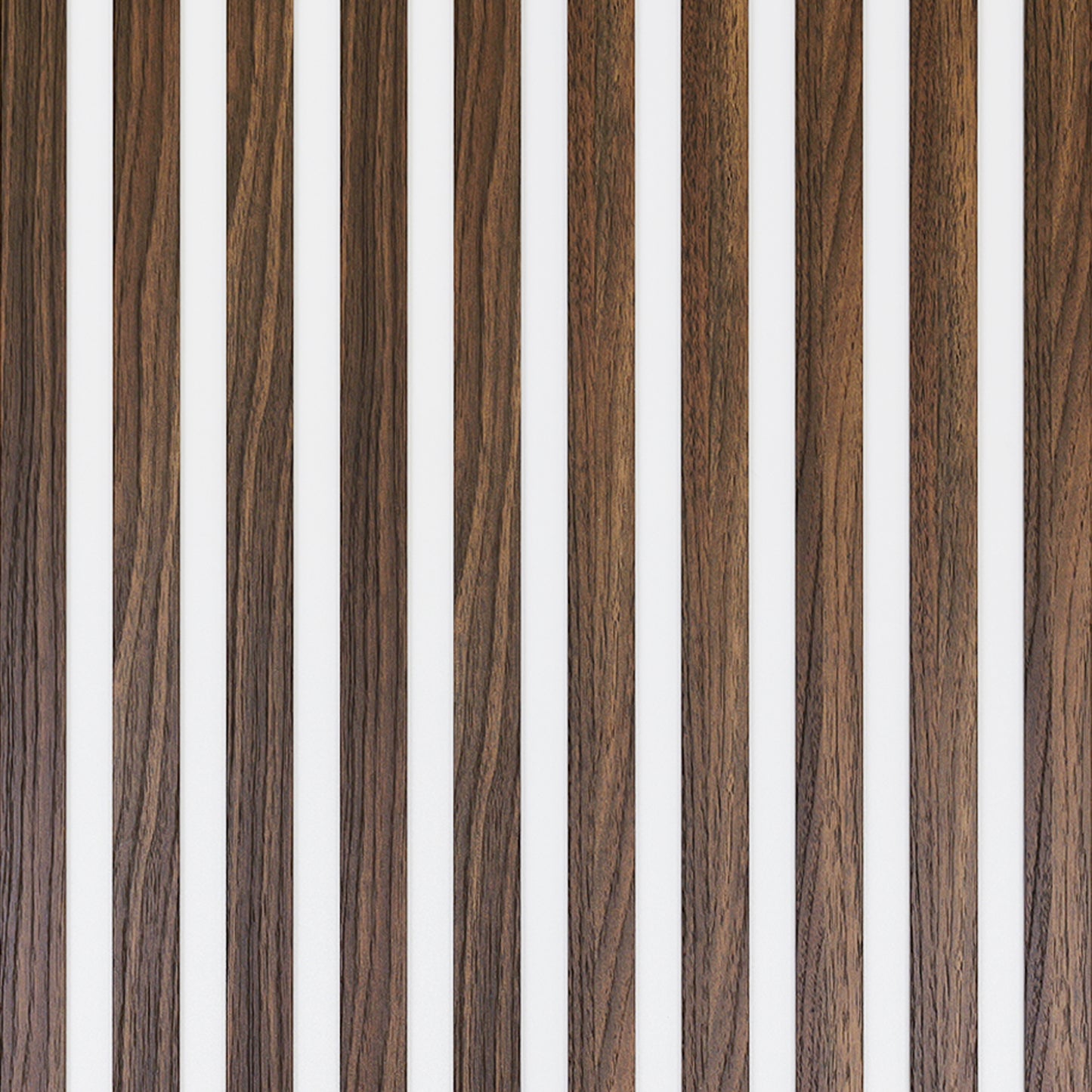Dekoracyjne Lamele MODULLO na białej płycie zestaw 59,5 x 275 cm