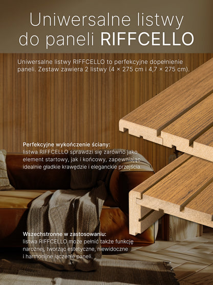 RIFFCELLO Listwy uzupełniające 40/47 x 2750 mm (zestaw 2 szt.)