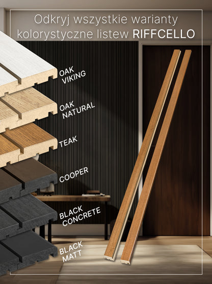 RIFFCELLO Listwy uzupełniające 40/47 x 2750 mm (zestaw 2 szt.)