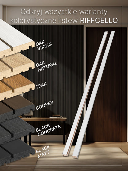 RIFFCELLO Listwy uzupełniające 40/47 x 2750 mm (zestaw 2 szt.)