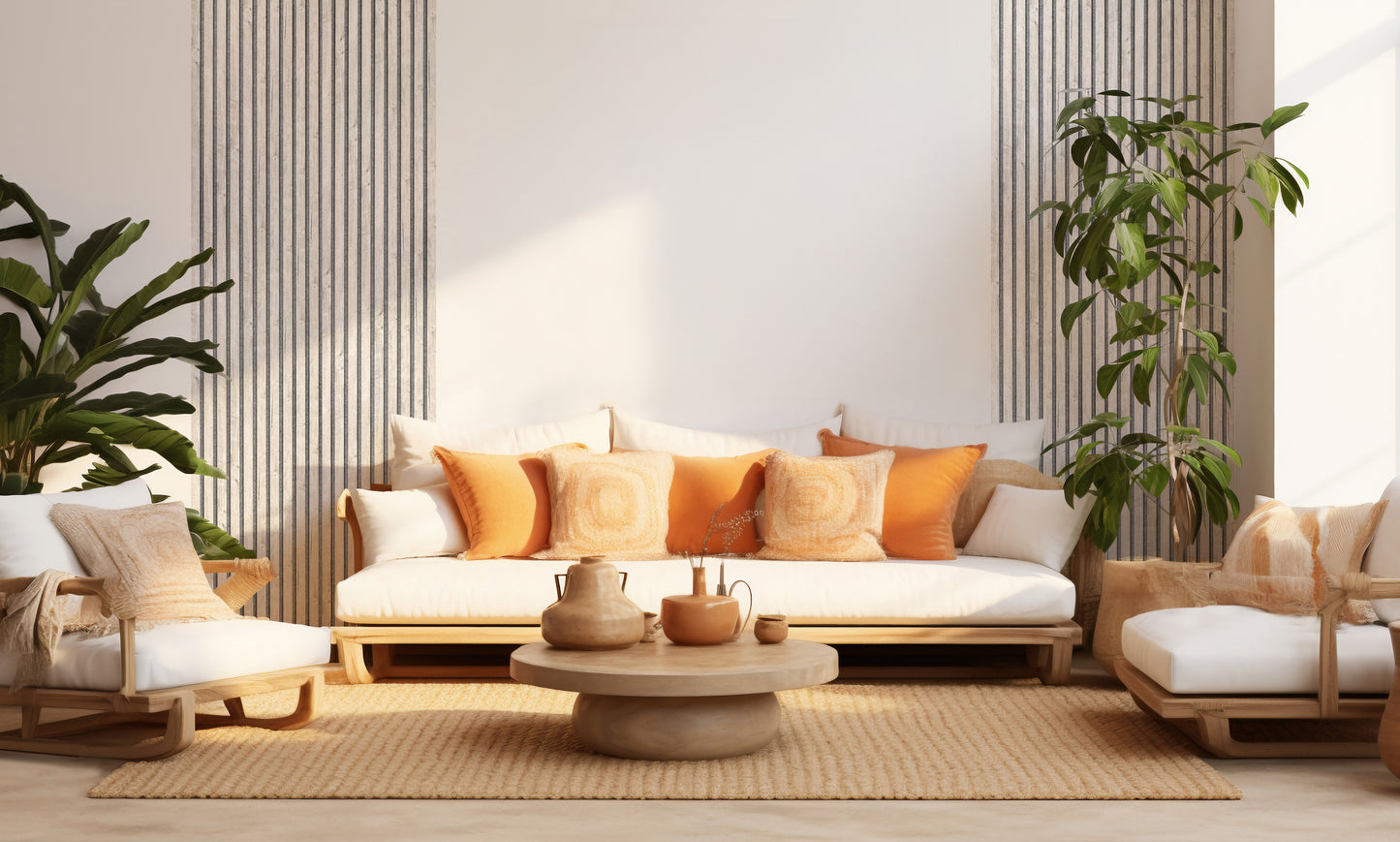 Dekoracyjny Panel Akustyczny NOBLE na szarym filcu 540 x 2750 mm (zestaw 2 szt. 270 x 2750 mm)