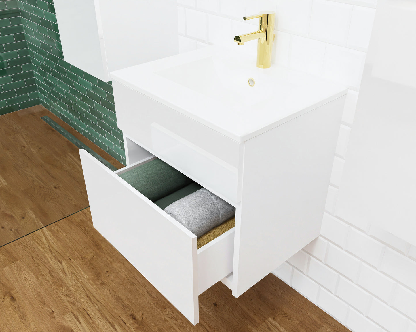 Szafka z umywalką STELLA 50 cm / 80 cm