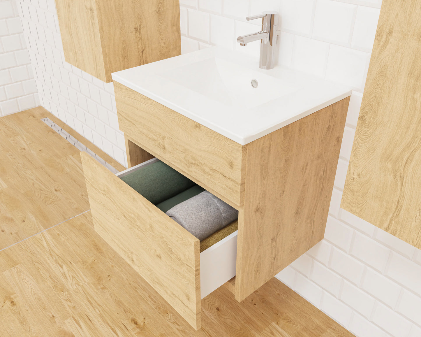 Szafka z umywalką STELLA 50 cm / 80 cm