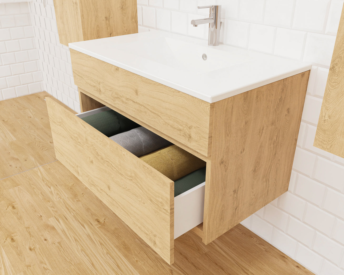 Szafka z umywalką STELLA 50 cm / 80 cm