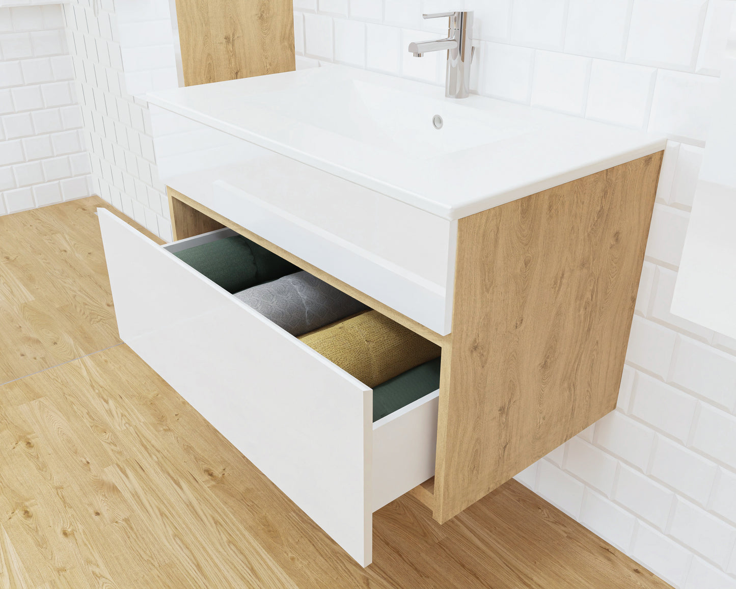 Szafka z umywalką STELLA 50 cm / 80 cm